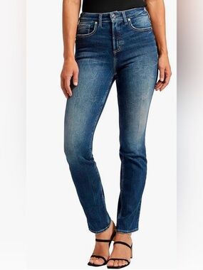 Silver Jeans Co. Infinite Fit High-Rise Straight-Leg Jeans